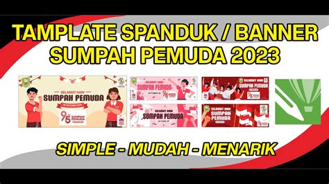 Tutorial Desain Spanduk Banner Hari Sumpah Pemuda Coreldraw