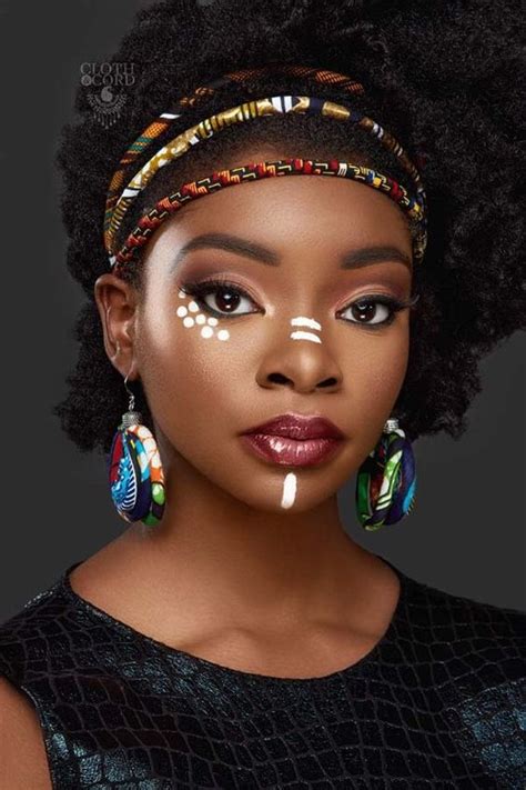 African Tribal Makeup African Beauty African Women African Fashion