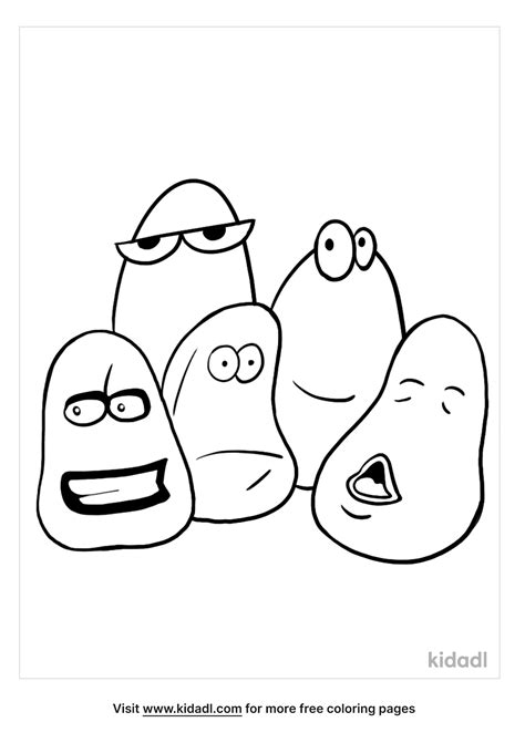 Chicken Nugget Coloring Page. Free Food And Drinks Coloring Page