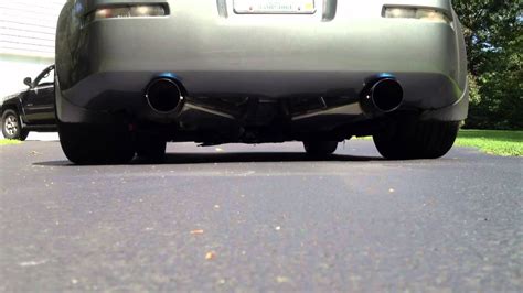 Nissan 350z Hks True Dual Exhaust Youtube