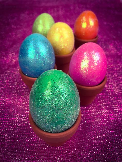 Neon Glitter Easter Eggs Trendy 2019 Easter Eggs Easter Egg