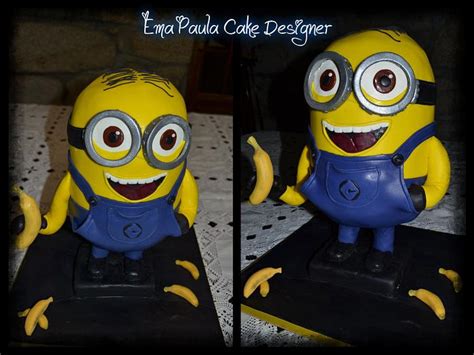 Minion Cake 3d Decorated Cake By Emapaulacakedesigner Cakesdecor