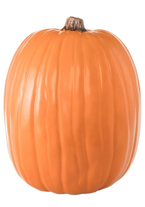 13 Carvable Artificial Orange Pumpkin