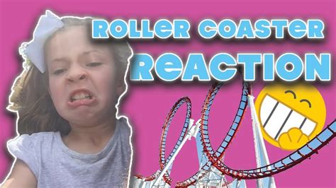 hilarious roller coaster reaction from kallee at walt disney world fun rides youtube