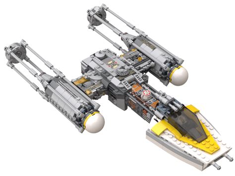 Lego Moc Y Wing Starfighter 75172 Rebuild By Capacitatedflux