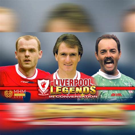 Liverpool Legends Phil Thompson Danny Murphy And Bruce Grobbelaar