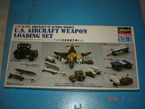 Hasegawa 172 Scale Aircraft Weapons Set 5 Model Kit Hobbies Scaled