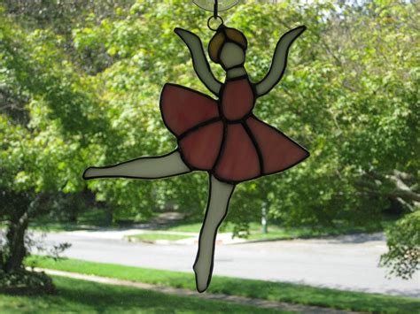 Stained Glass Ballerina Suncatcher Reduced By Hcleonard On Etsy