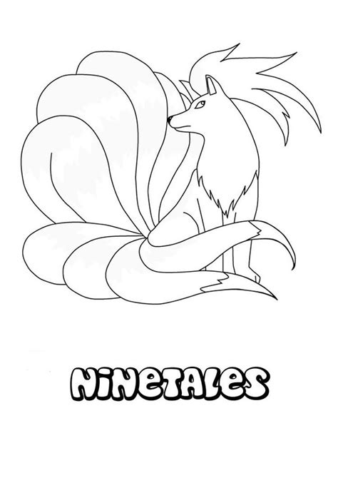 Pokemon Coloring Pages Ninetales – From the thousands of images online