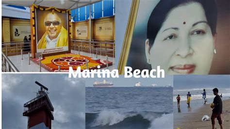 Marina Beach Chennaiplaces To Visit In Chennaichennai Youtube