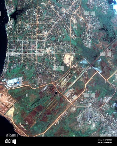 Buchanan Liberia Satellite Image Of Buchanan The Second Largest Port