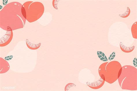 Peach Aesthetic Desktop Wallpapers - Wallpaper Cave