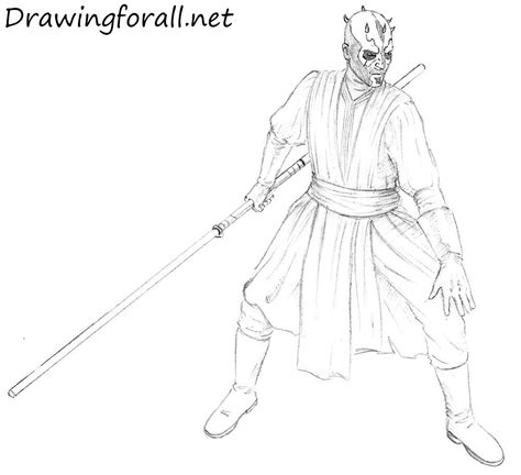 How To Draw Darth Maul