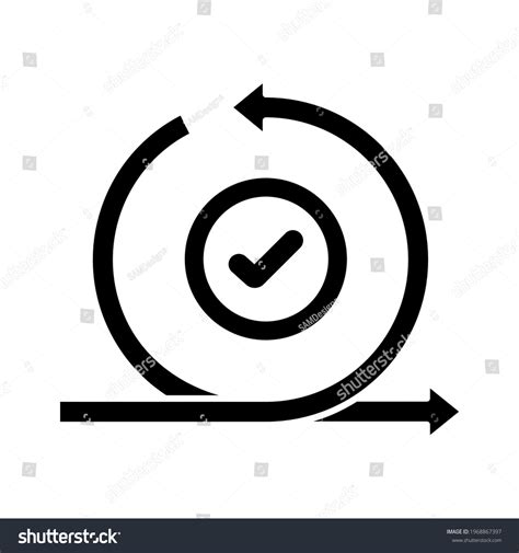 Iteration Agile Scrum Sprint Icon Vector Stock Vector Royalty Free