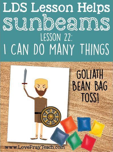 You put in so much, invested so many hours into it and you probably want to make the most of it. LDS Primary 1 Sunbeams Lesson 22: "I Can Do Many Things ...