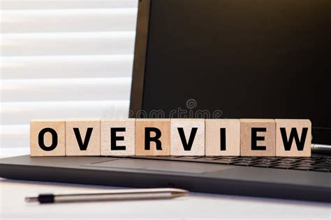 Overview Word Written On Wood Block Overview Text On Wooden Table For