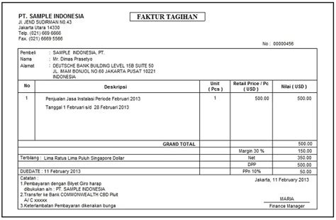 Invoice Contoh Pengertian Dan Cara Membuatnya Dailysocial Id