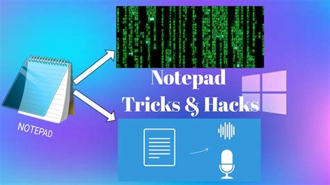 Top 5 Awesome Notepad Tricks And Hacks Youtube