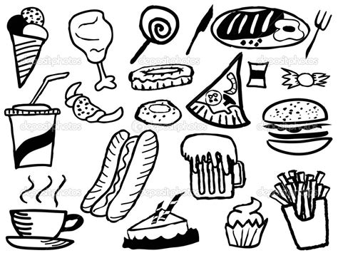 Printable kawaii coloring pages that are striking chavez blog. Food coloring pages to download and print for free