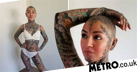 Woman Spends Nearly £20k On Head To Toe Tattoos Including On Genitals