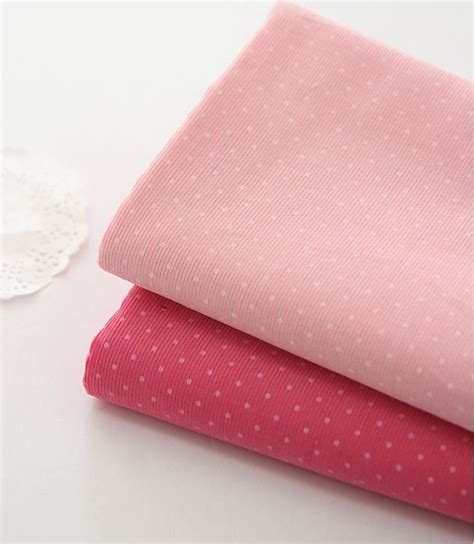 Polka Dots Cotton Corduroy Fabric By Yard 2 Colors Selection Etsy Fabric Polka Dots Polka