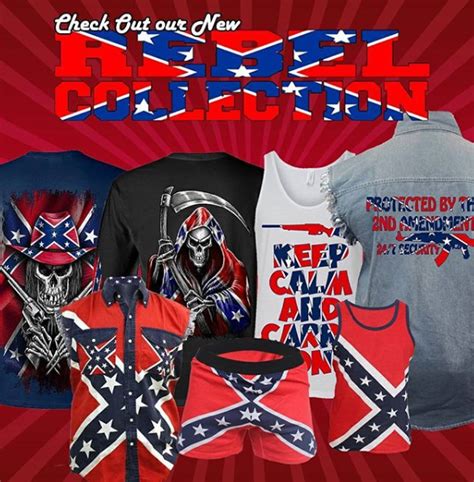 Rebel Flag Clothing And Accessories