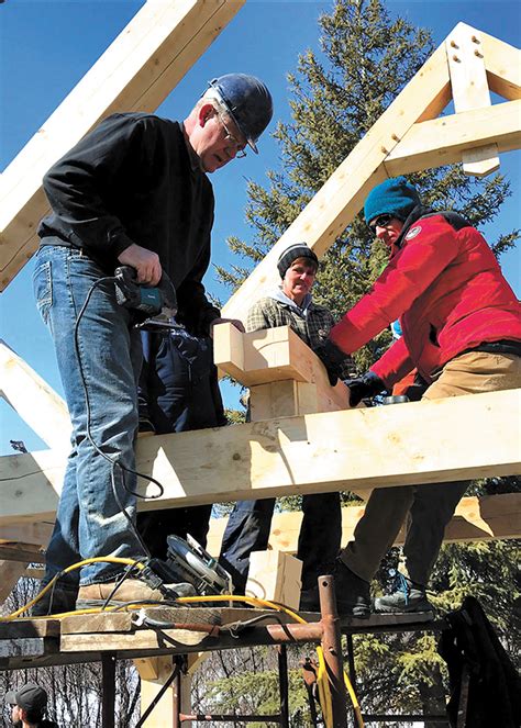 Adding a ramp, lofts, windows, shelving, or any combination of features will make this unit uniquely yours. Shekinah cabin built off the grid | Canadian Mennonite ...