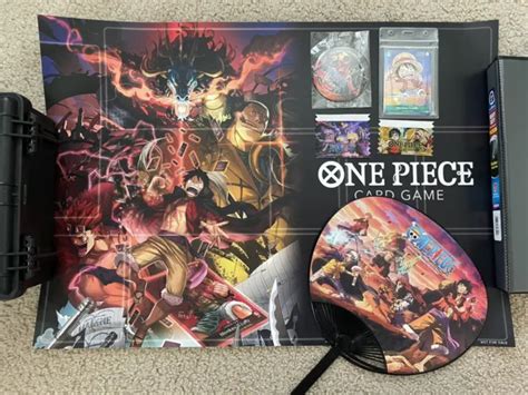 One Piece Promo Card P 037 Anime Expo 2023 Exclusive Mat Fan Button