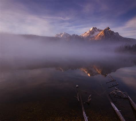 Sunrise At Stanley Lake Idaho Photograph By Vishwanath Bhat