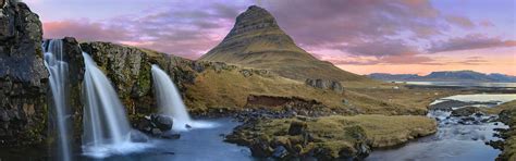 Kirkjufell Mountain Waterfalls Iceland Download Hd Wallpapers