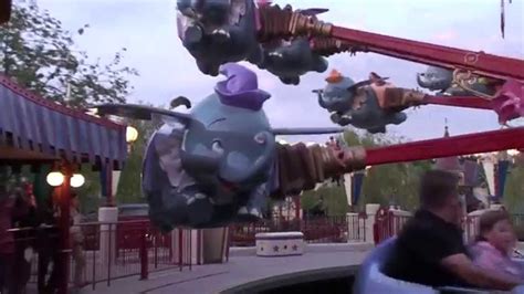 Dumbo The Flying Elephant Ride At Disneyland Paris Youtube