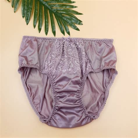 Silk Knickers Silk Panties Plastic Pants Metallic Pink Vintage Pink
