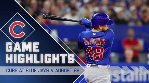 Cubs Vs Blue Jays Game Highlights 82922 Youtube