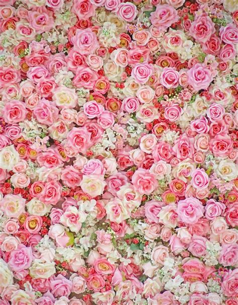 2019 Digital Printing Pink Roses Wall Photography