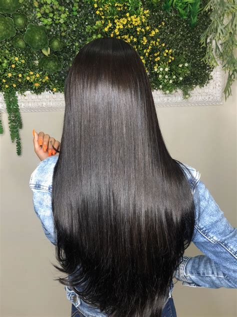 Pin By Pedro Eduardo On Moments ⭐️ In 2020 Silky Black Hair Long