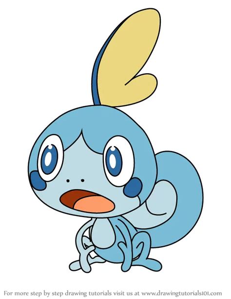 Learn How To Draw Sobble From Pokemon Pokemon Step By Step Drawing