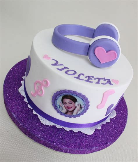 Violetta Disney Cake Violeta Glace Tortas De Violetta Galletas De