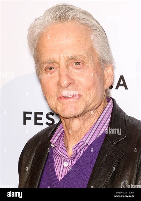 New York City Usa April 24 2016 Actor Michael Douglas Attends