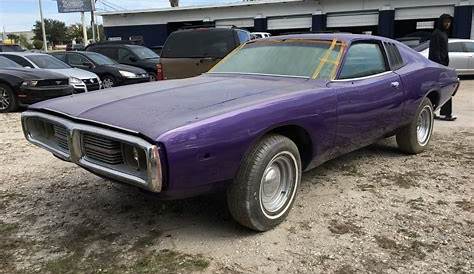 classic muscle car 1974 Dodge Charger project for sale
