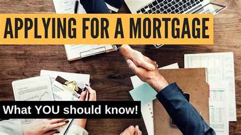 Applying For A Mortgage What Home Buyers Should Know Youtube