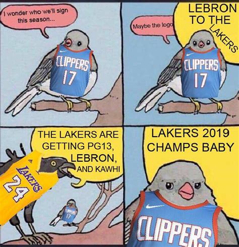 The best memes from instagram, facebook, vine, and twitter about clippers memes. Lakers Vs Clippers Memes / Lebron James Instagram Story ...