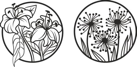 Laser Cut Engraving Floral Designs Cdr File Vectors File