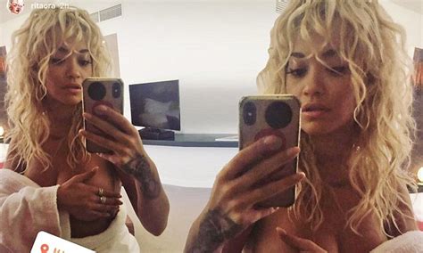 Rita Ora Posts Topless Shot On Insta Story Biesloaded