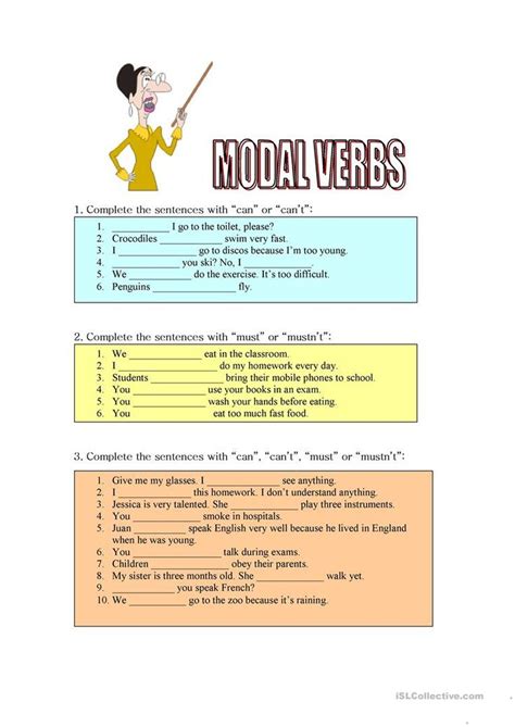 The modal verb could is followed by the base verb sew. c. Modals of ability, obligation and prohibition | Words that ...