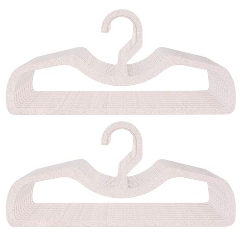 buy higher hangers biohangers sustainable flaxseed space saving clothes hangers premium closet