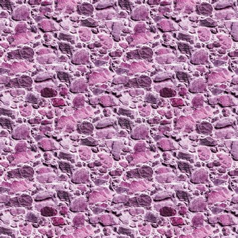 Seamless Pink Stone Wall Pattern Background Stock Image Image Of