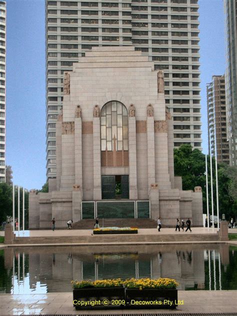 Sydney Art Deco Heritage Anzac War Memorial