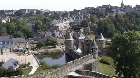 The city of fougères is a french city located north west of france. Chateau de Fougeres, Brittany, France. - YouTube