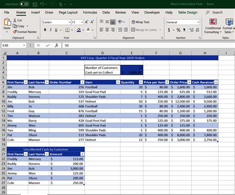 Creating a Macro in Microsoft Excel : 7 Steps - Instructables