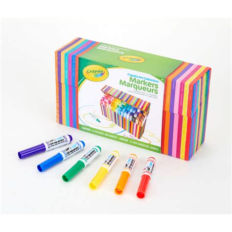 Crayola Pip Squeaks Mini Markers Set 64 Count Arts And Crafts Hallmark